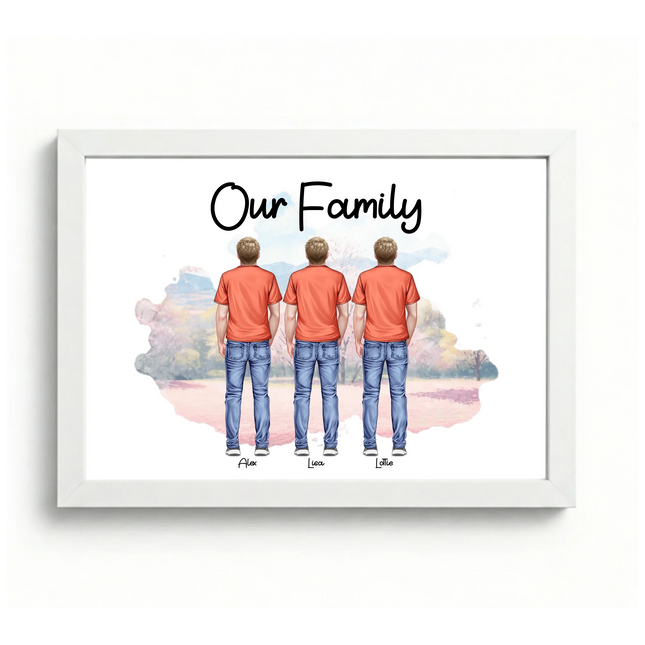 A4 Landscape Frame NO CRYSTALS