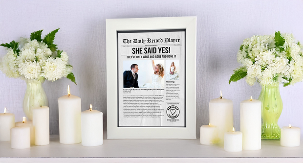 <strong>Newspaper Wedding - Lisa & Alex's Story</strong>