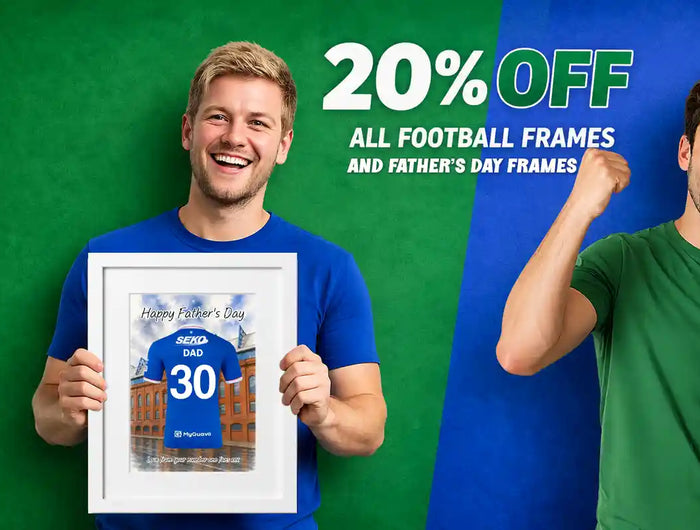 <strong>Personalised Football Frames</strong>