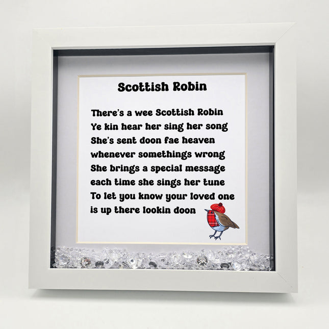 Scottish Robin Poem Frame