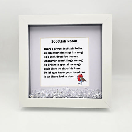 Scottish Robin Poem 6"x6" Frame - Home Decor & Photo Frame