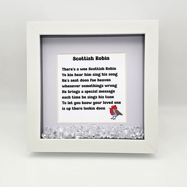 Scottish Robin Poem 6"x6" Frame - Home Decor & Photo Frame